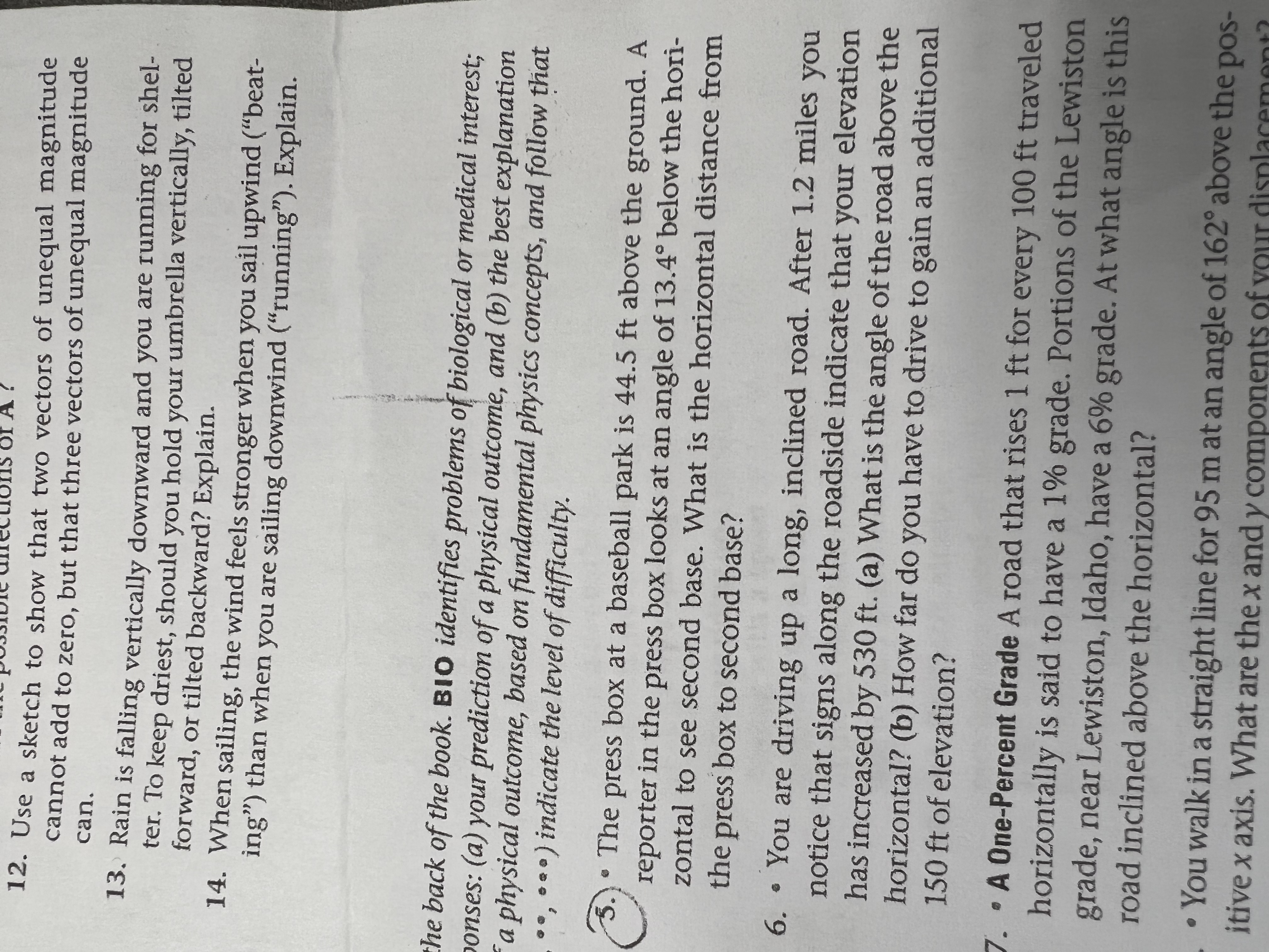 answers to parts (a) and (b) will change? 12. . . A