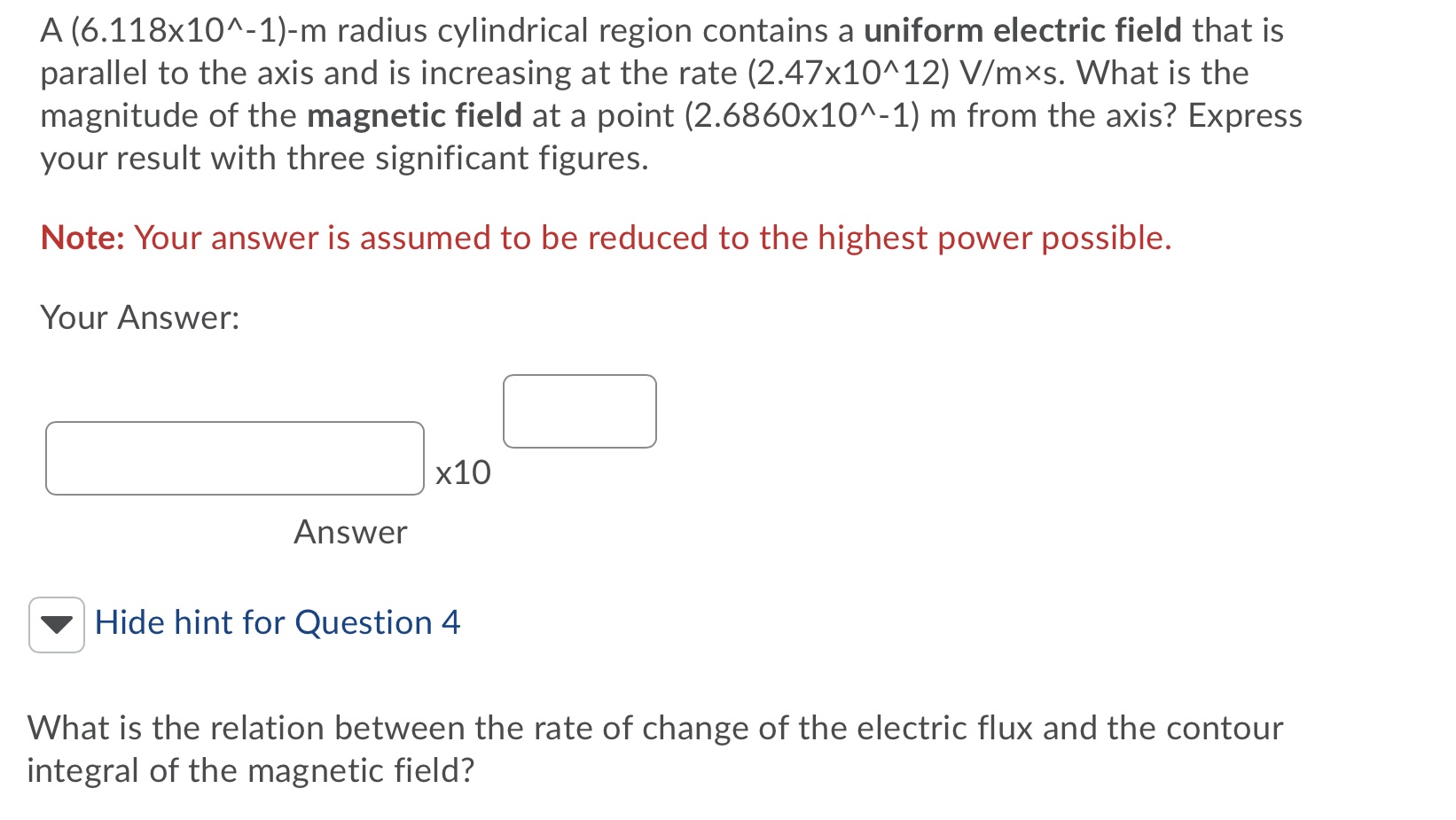 is used to charge a parallel plate capacitor with square plates. The