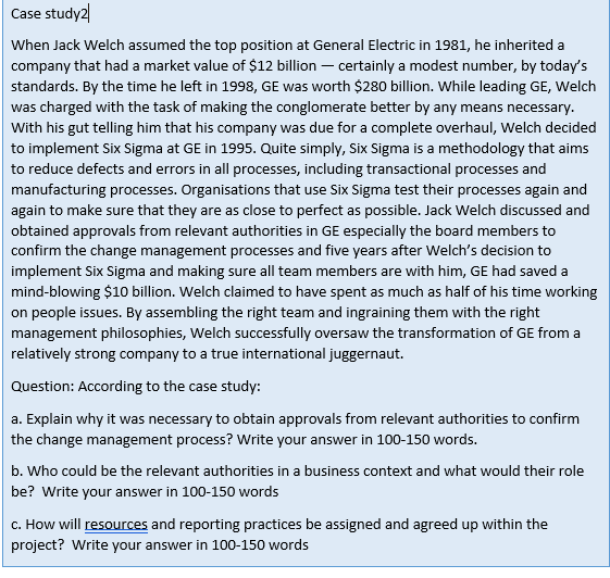 following question Full case study is available at http://www.propertycasualty360.com/2014/06/23/increasing-employee-engagement-during-times-of-org?t=agency-management&page=2 Q. Why did