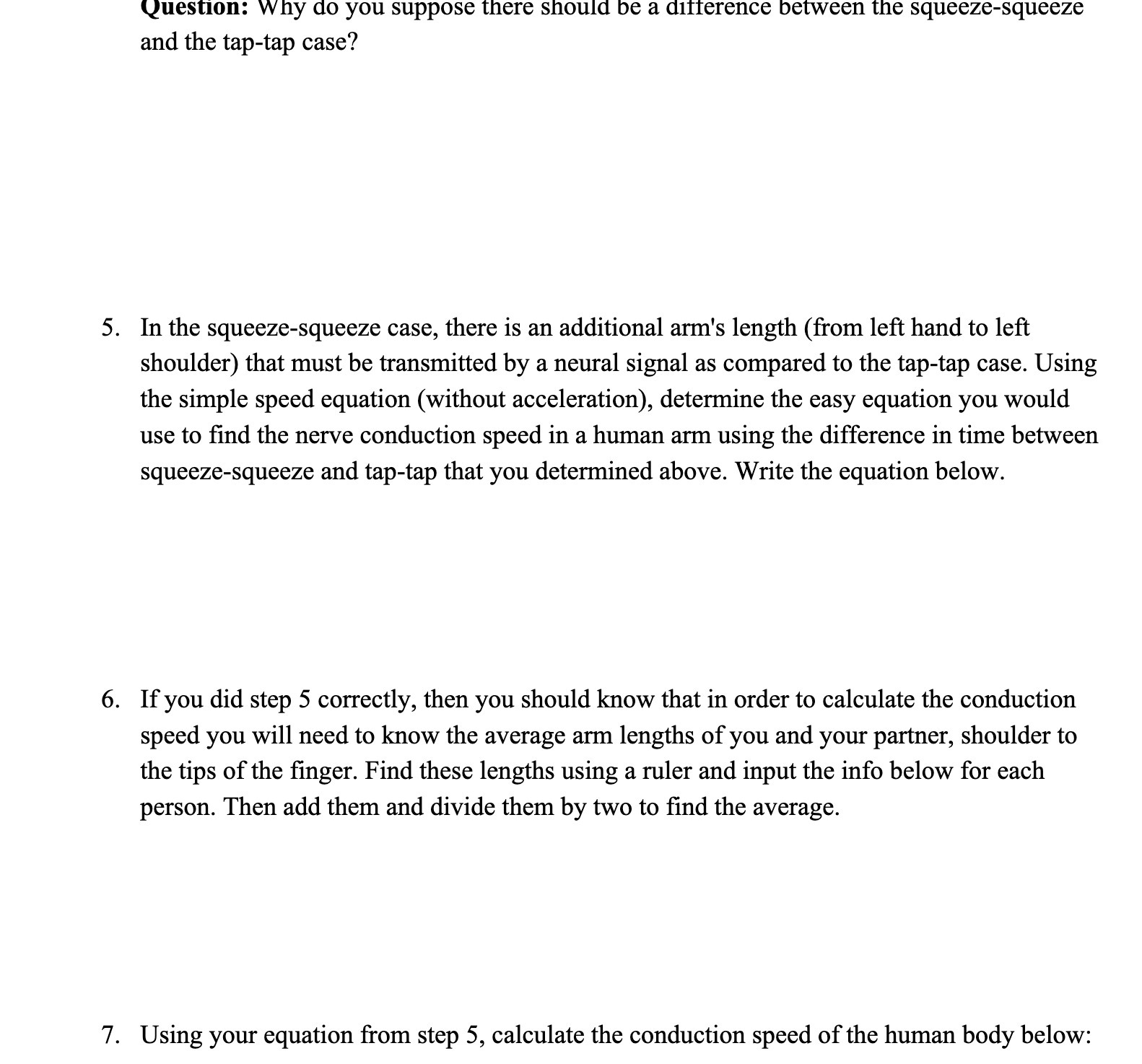 Question: Why do you suppose there should be a difference between