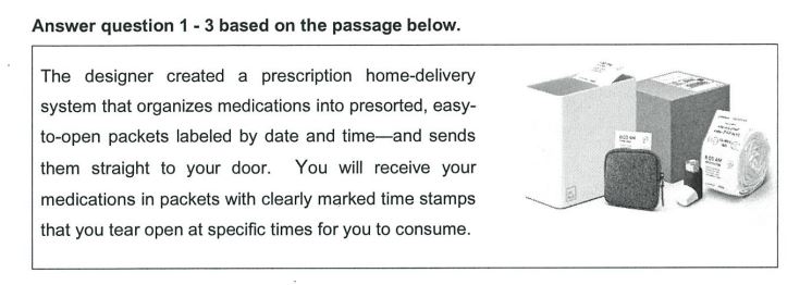 the insights into practical design solutions. (3 Marks) Answer question 1 -