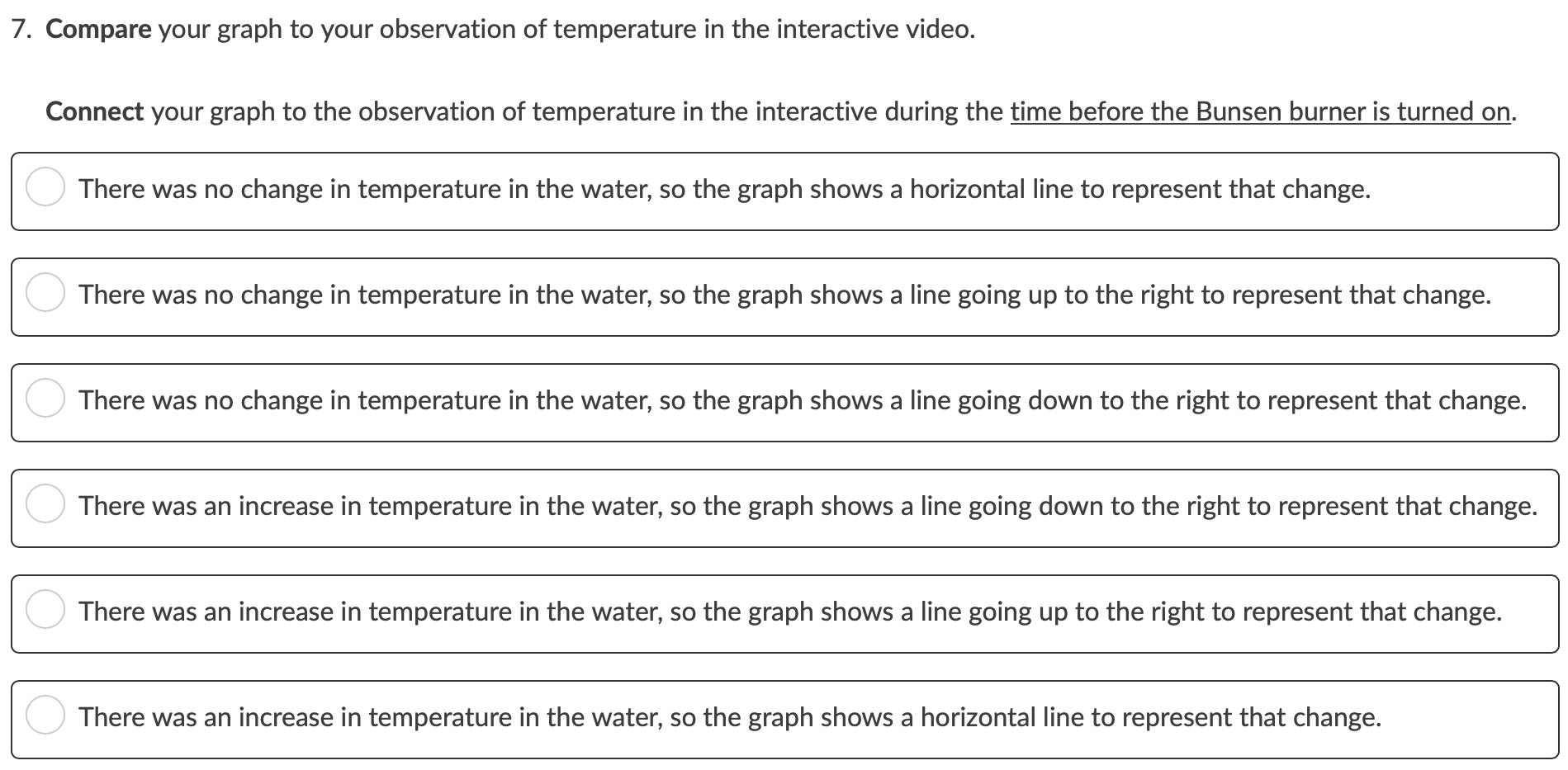 construct a meaningful graph. 1. Select your video #1. 2. Select the