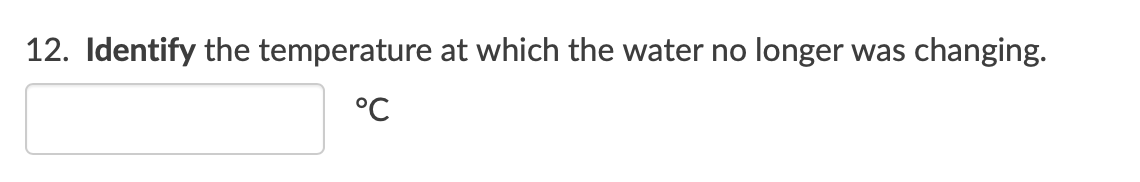 Celcius) and the corresponding passage of time. 2. Add those measurements to