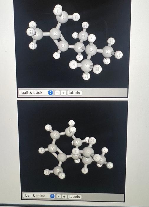  Name the alkenes below 