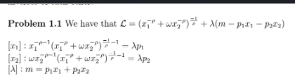 Please solve 4-7. \f1 CES utility function Suppose that the consumer has