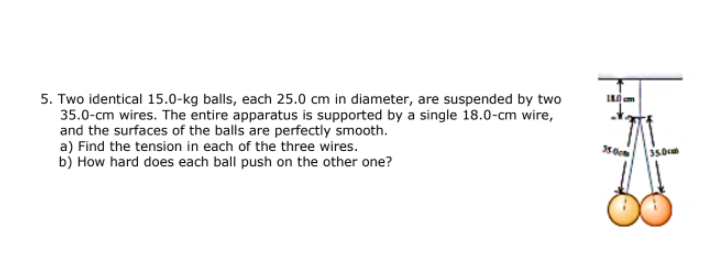 a) What is the tension in the diagonal string? b) Find the
