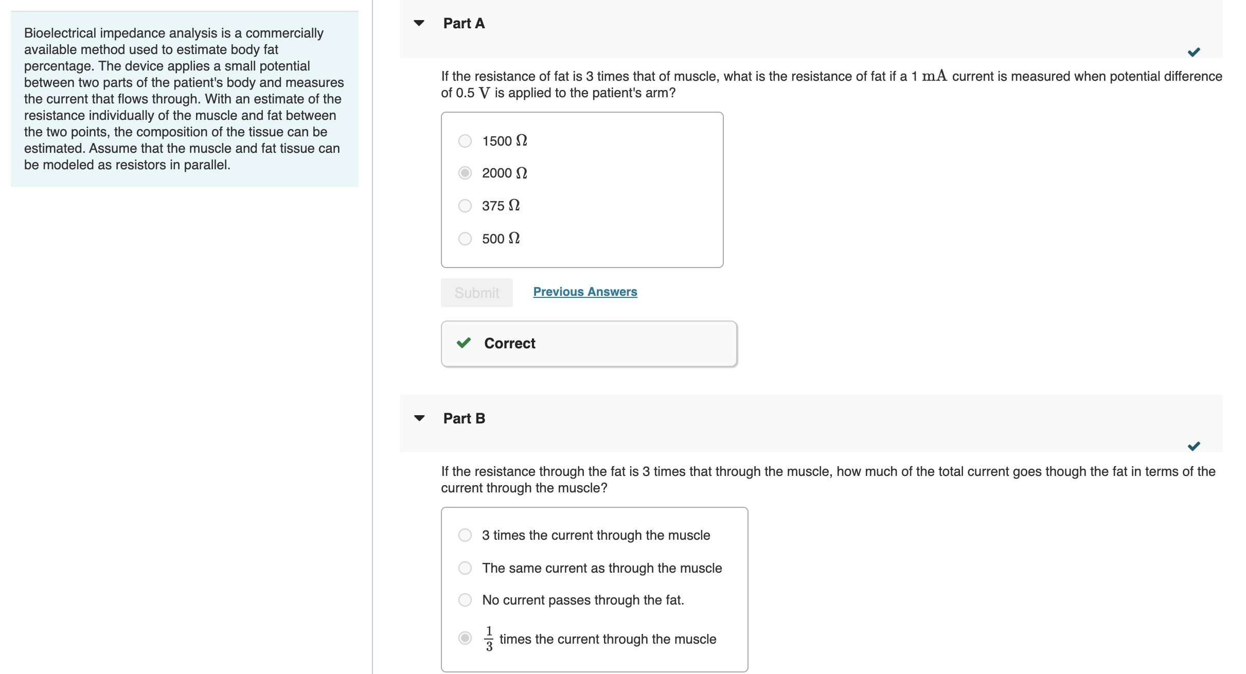 . . . . . . V Part A Bloelectrlcal Impedance