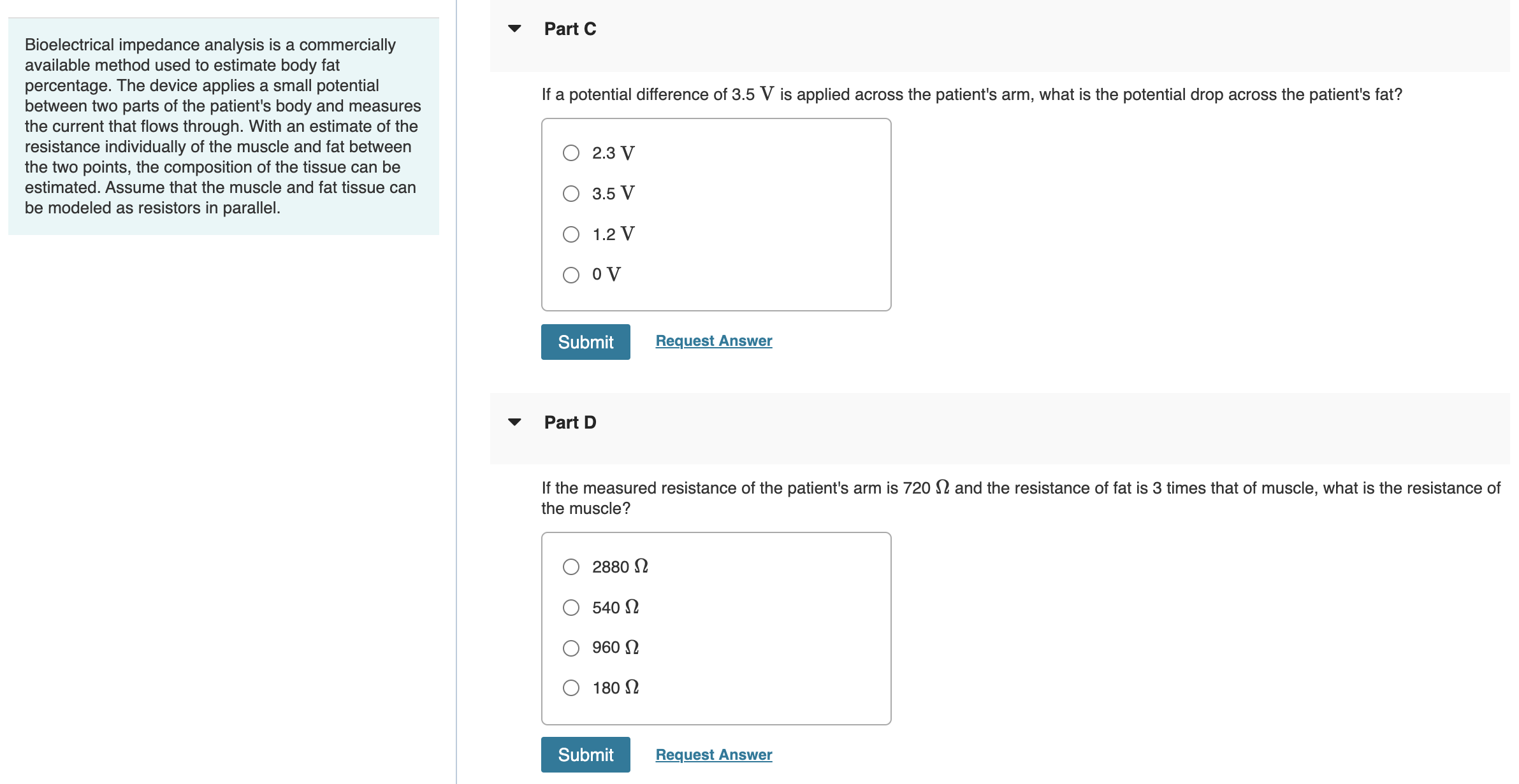 analySIs Is a commercially available method used to estimate body fat ./