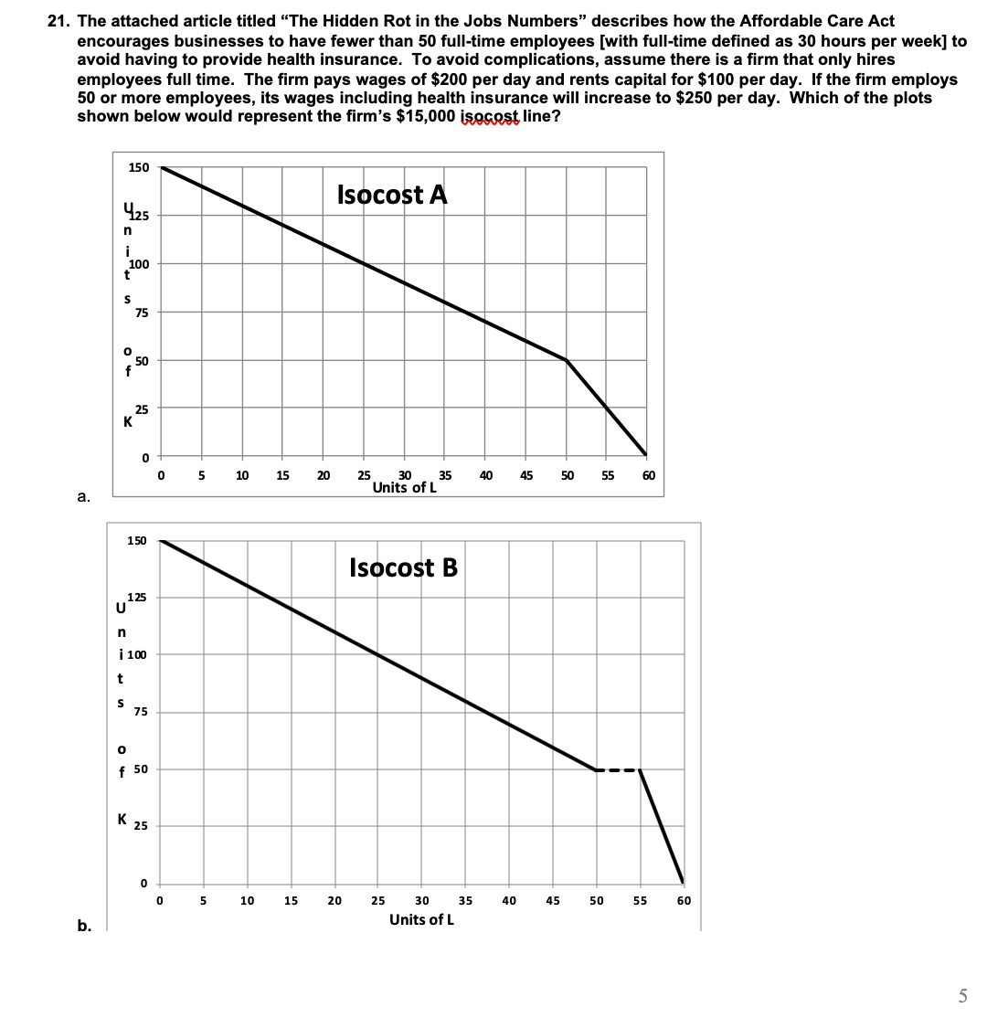 Please explain and show work 21. The attached article titled "The Hidden