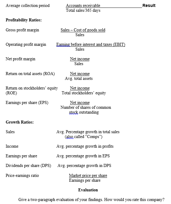 assigned case study (which will be a company of your choice). 2.