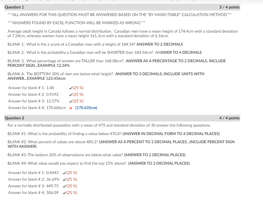 different values. Refer to it while solving question 1 and 2 if