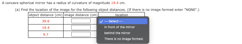 I have included the options to choose from for the drop-down questions.