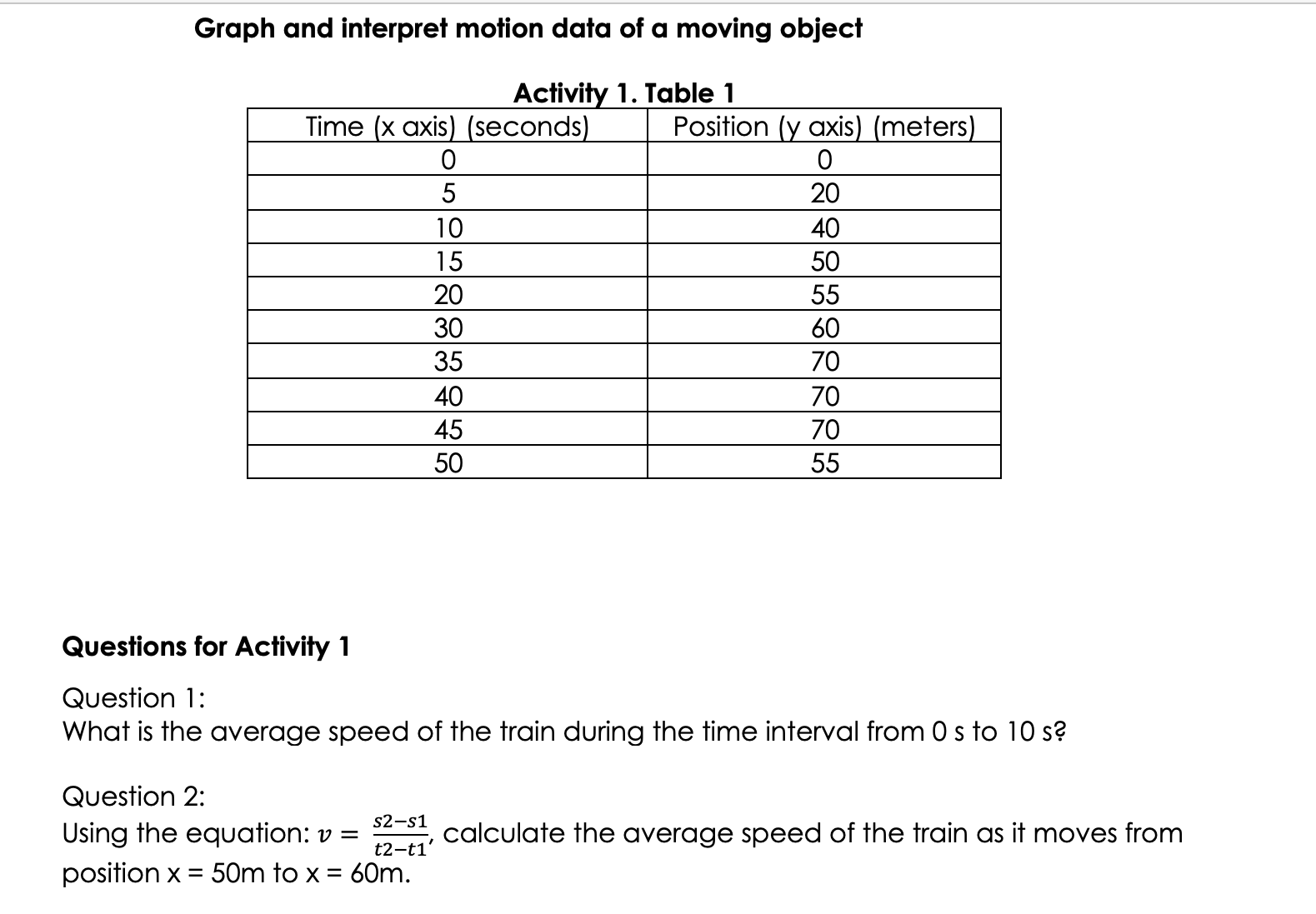 I need help making a graph for this and the questions. Graph