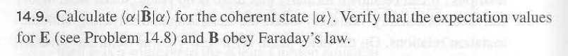 the expectation value of the electric field is 2n hw (a |Ela)