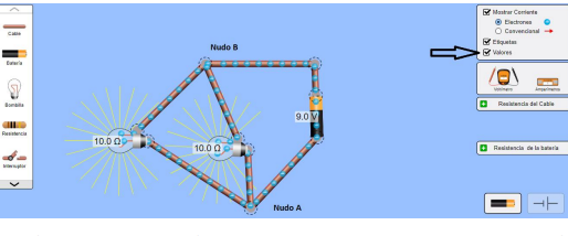 PARALLEL RESISTANCE CIRCUITSOpen the following linkhttps://phet.colorado.edu/sims/html/circuit-construction-kit-dc-virtual-lab/latest/circuit-construction-kit-dc-virtual[1]lab_es.htmAssemble the circuit shown in the figure