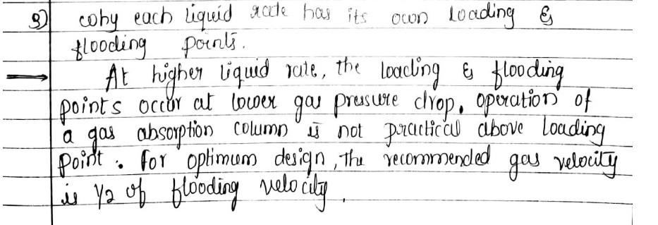 Answer this equistion with out use this answer Why each liquid rate