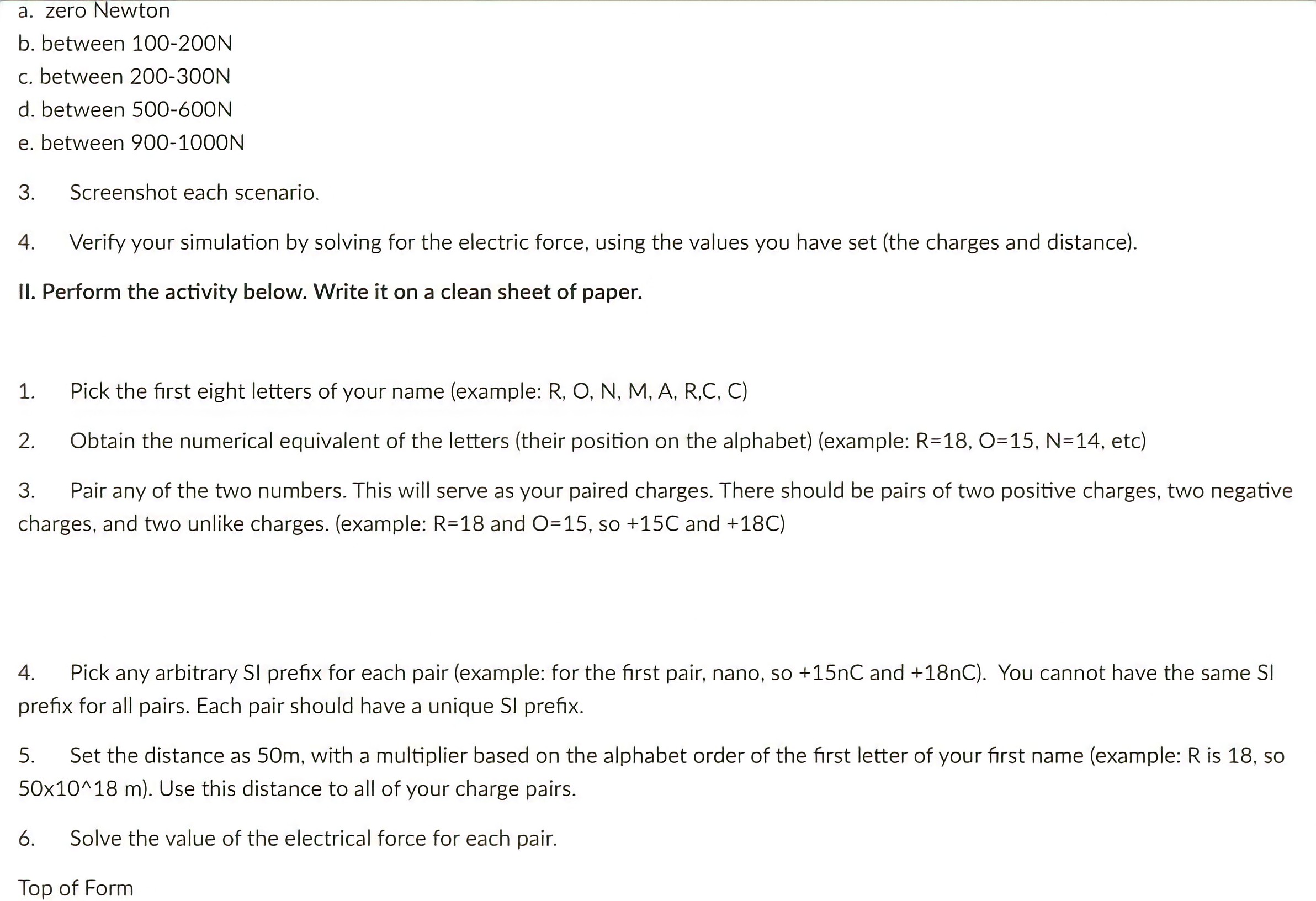 two to three sentences. 1. What is the relationship between the distance