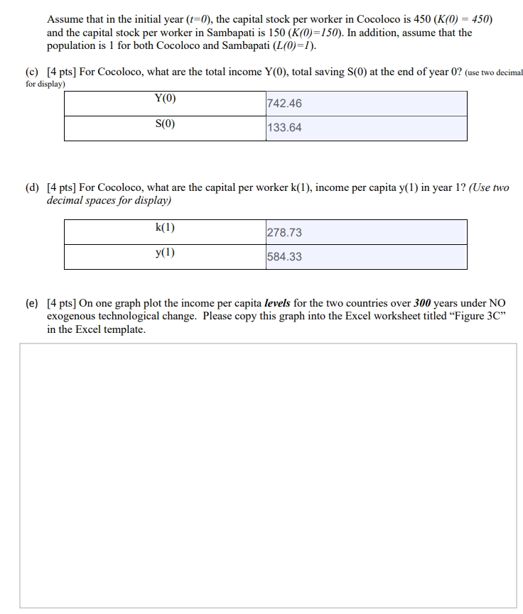 that we live in an imaginary world where there are two countries: