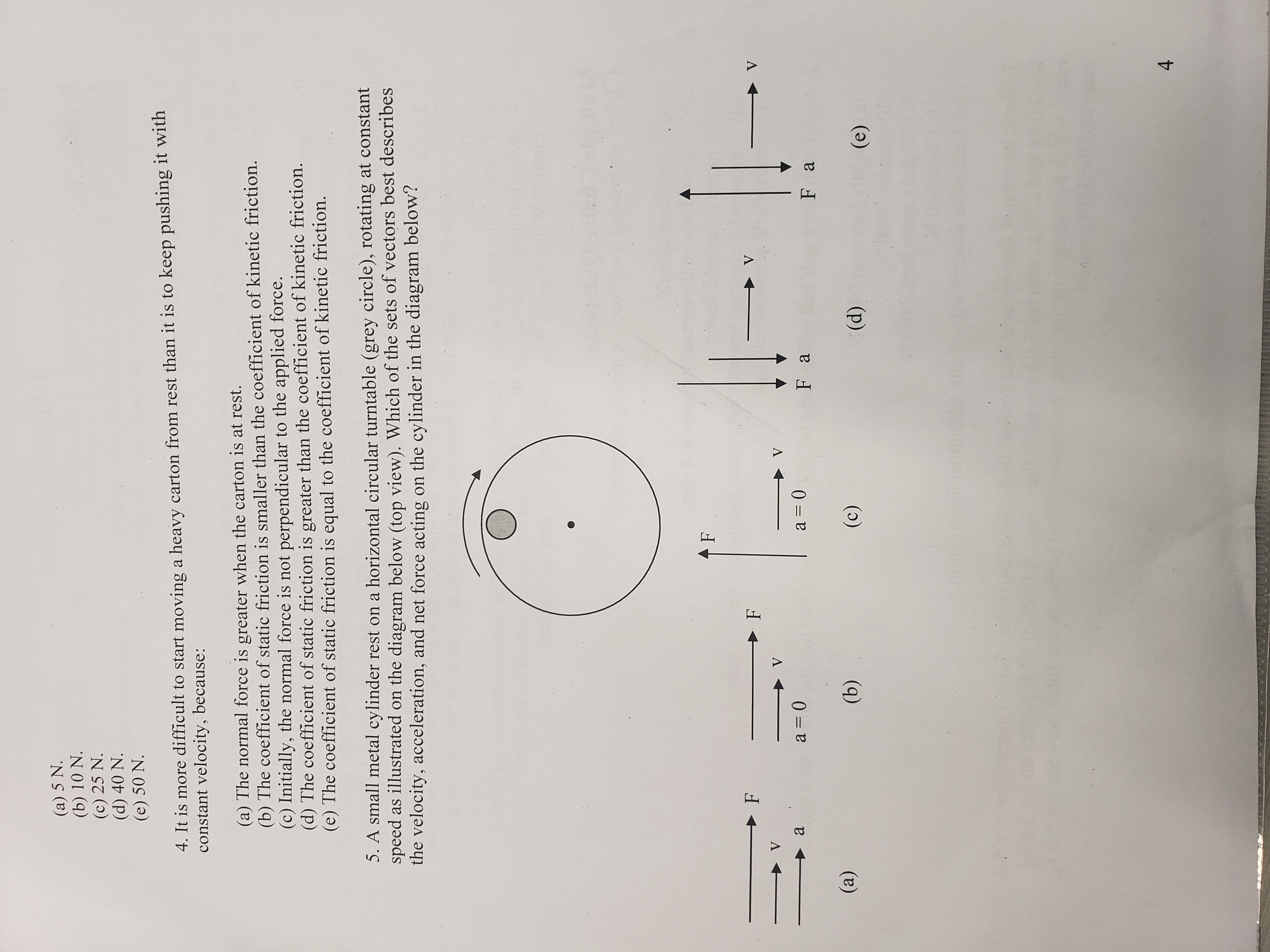 an inclined ramp. When the angle that the ramp makes with the