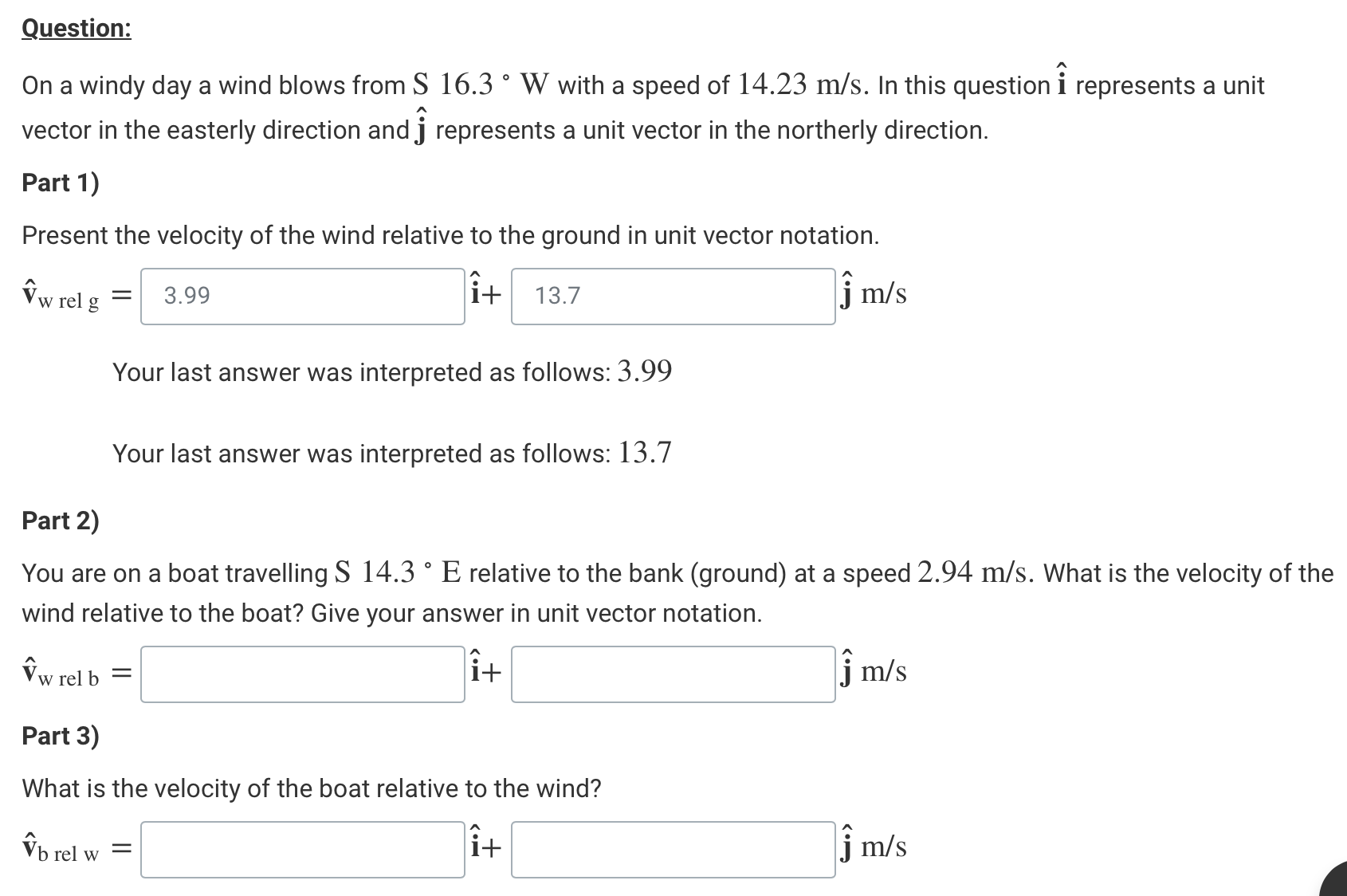How to solve these 2 questions?The answer I wrote in part 1