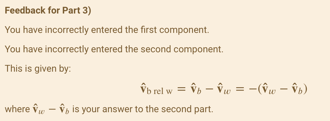 northerly direction. Part 1) Present the velocity of the wind relative to