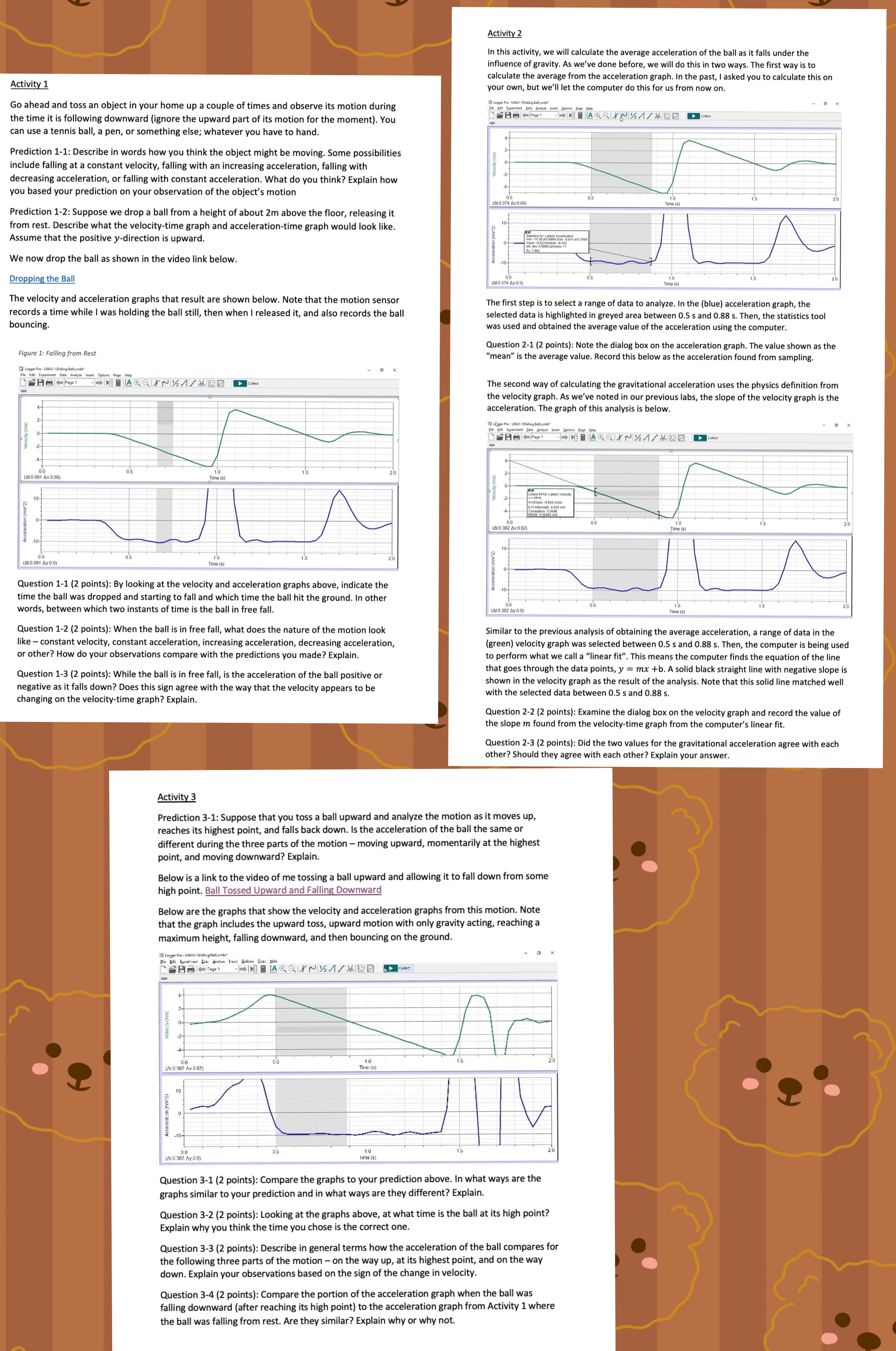 Activity 2 In this activity, we will calculate the average acceleration