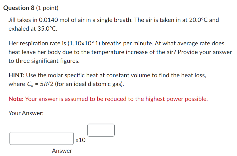 Please answer this Physics question. Question 8 (1 point] Ji|| takes in