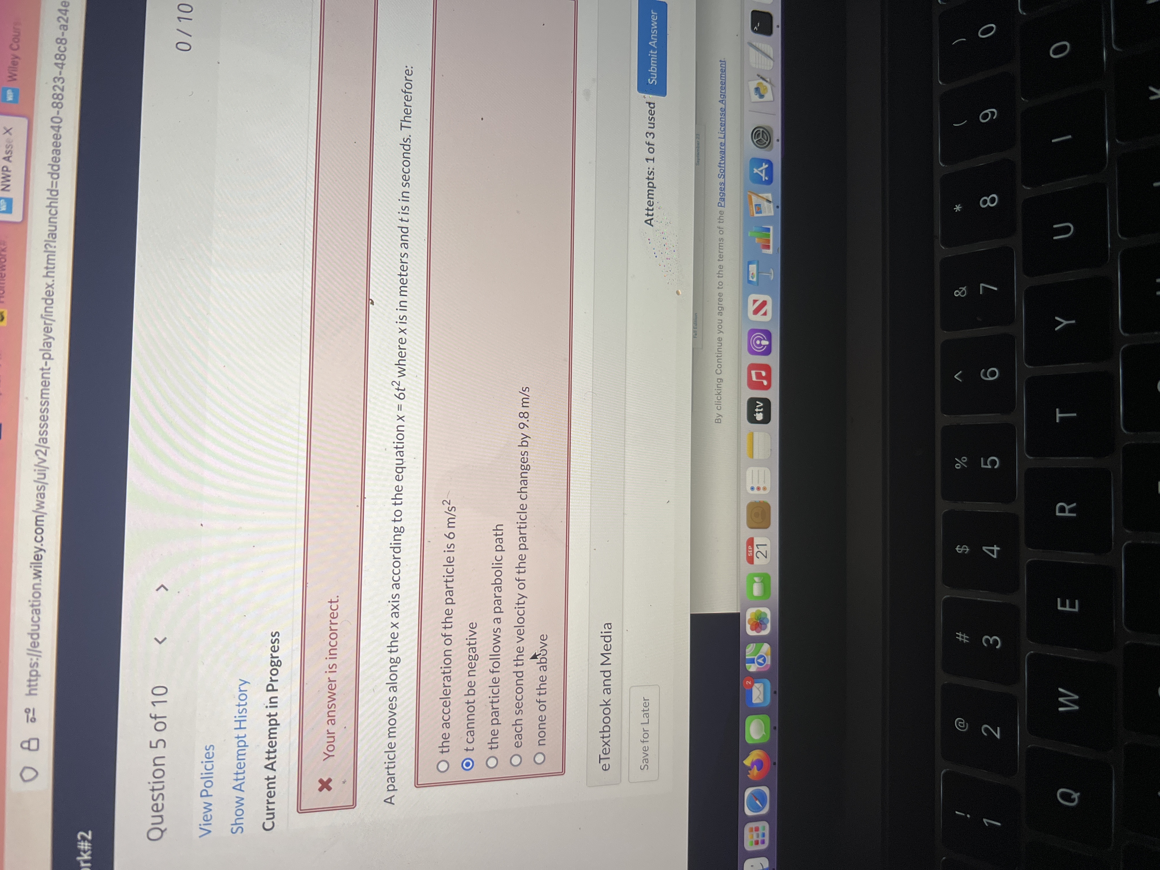 PNWP Asse X WP Wiley Cours 0 8 . https://education.wiley.com/was/ui/v2/assessment-player/index.html?launchld=ddeaee40-8823-48c8-a24 rk#2