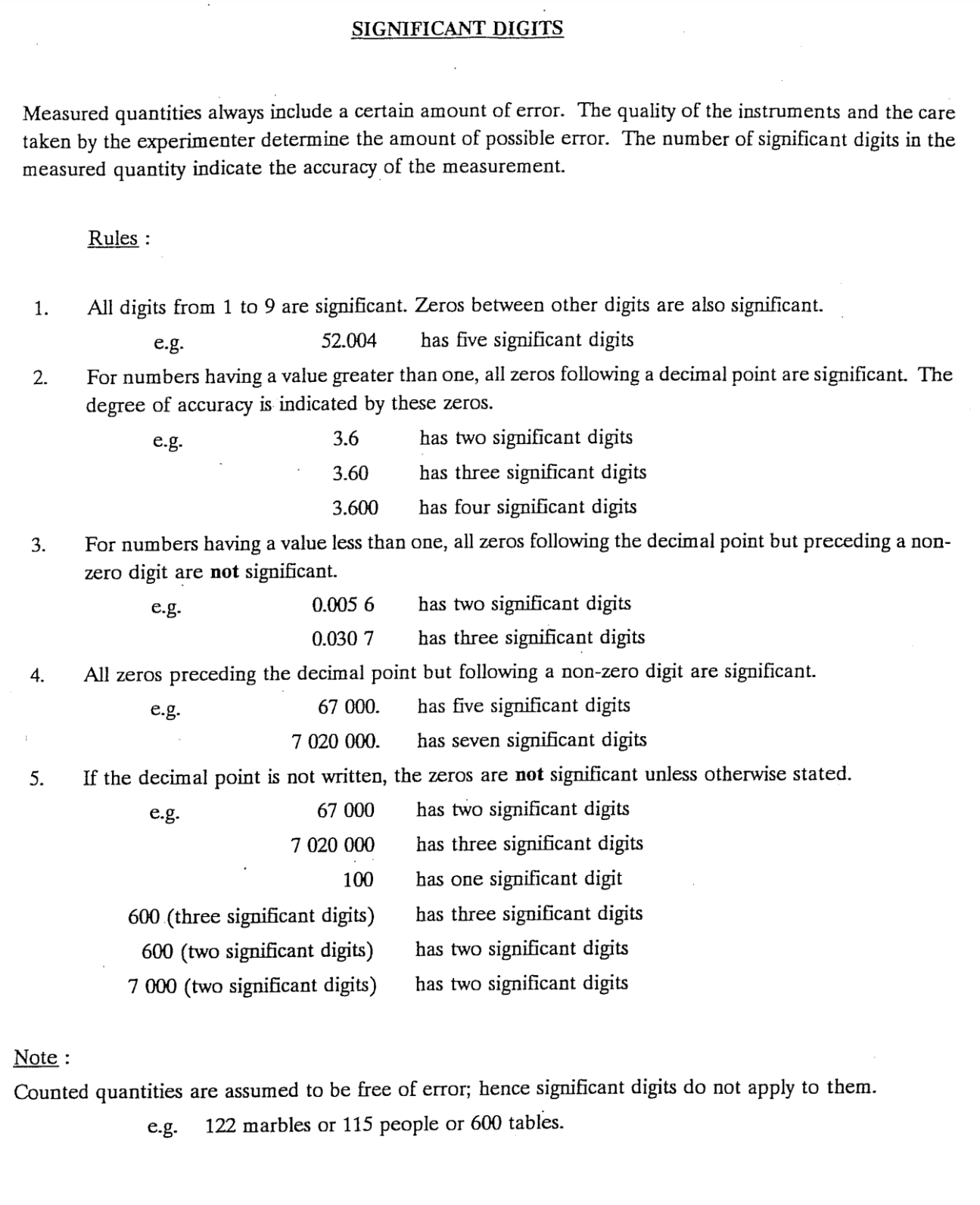 - "The Things You Should Already Know" 1. 0 INTRODUCTION Physics is