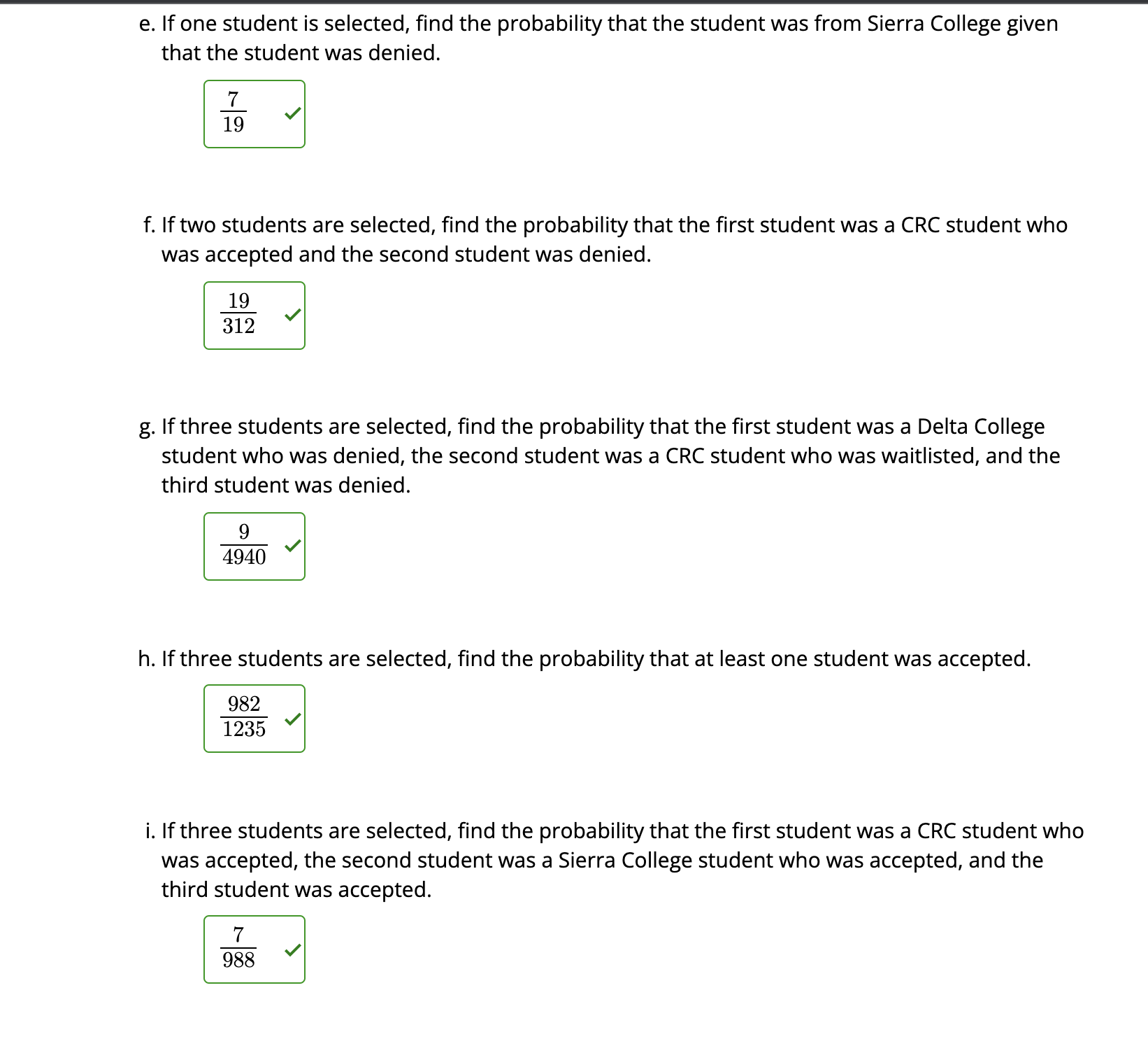 which relates a student's 2-year college with their transfer admission status at