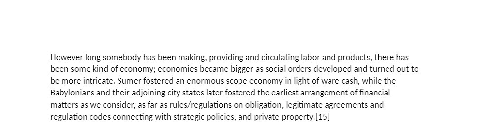  However long somebody has been making, providing and circulating labor and