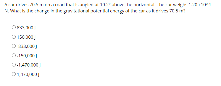 correctly describes the change in the potential energy associated with the conservative