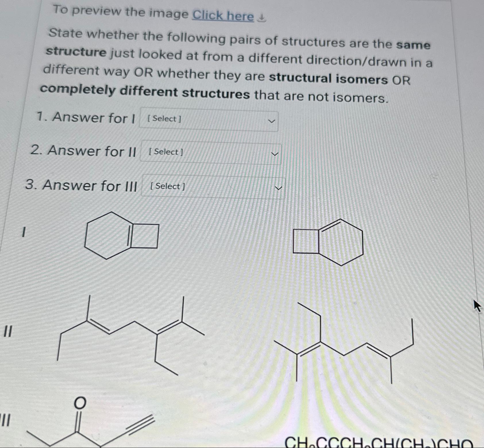  To preview the image click here darr State whether the following