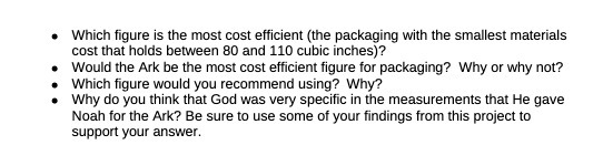 Which figure is the most cost efficient (the packaging with the