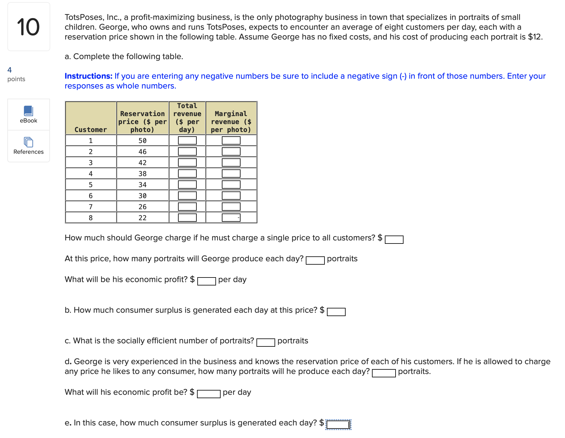 help w/ 10. this is everything, nothing is missing. children. George, who