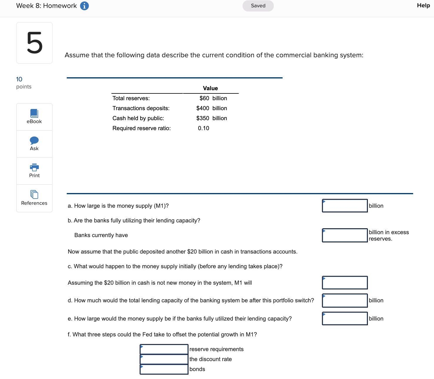 place. Suppose the government increases education spending by $30 billion. If the