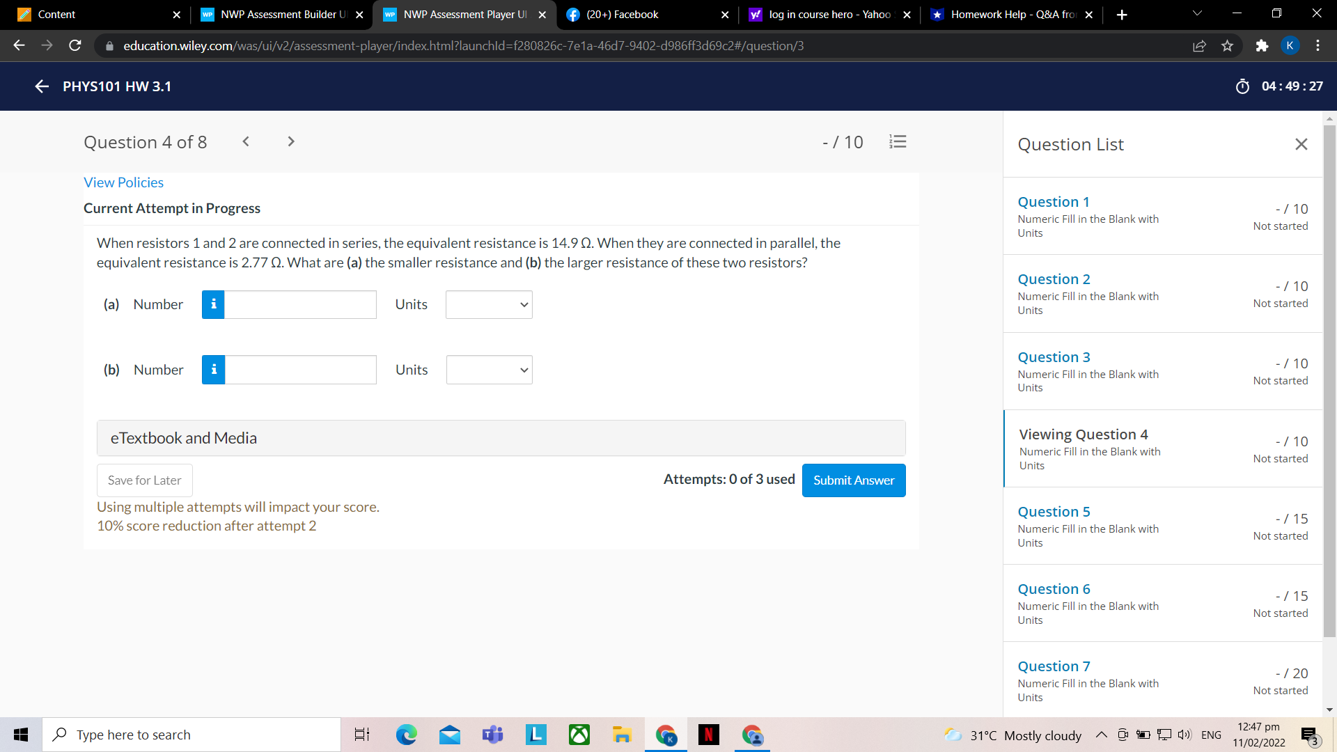 Content X WP NWP Assessment Builder UI WP NWP Assessment Player