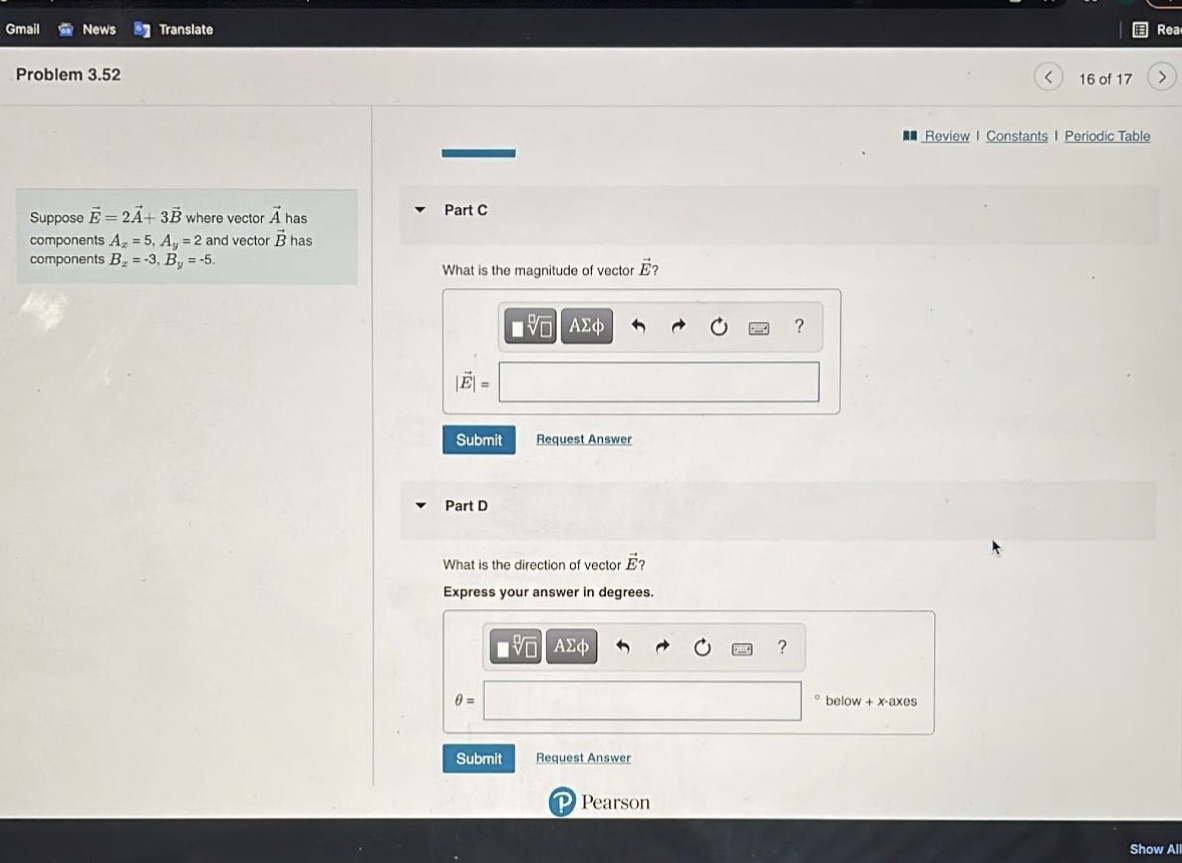 I need help Gmail News Translate Rea Problem 3.52