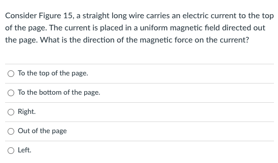 Answer the following using the figures if needed:Figures Consider Figure 15, a