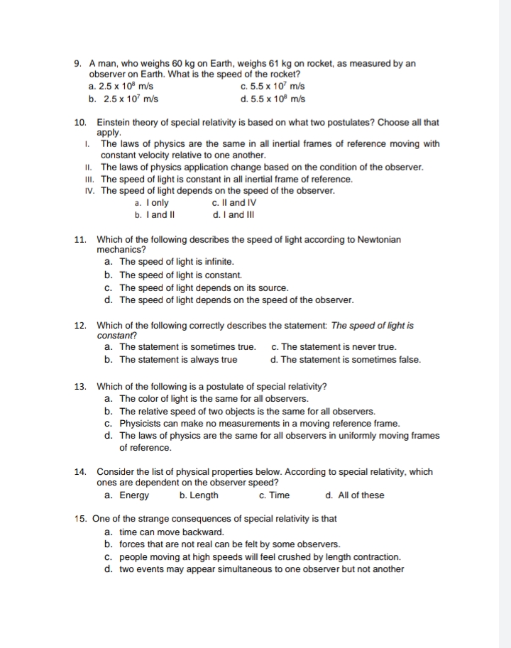 encircle the letter of the correct answer. 1. It is the study