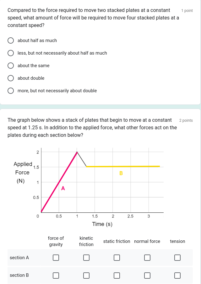 push the plate. Place the black, rubbercoyered end of the Newton scale