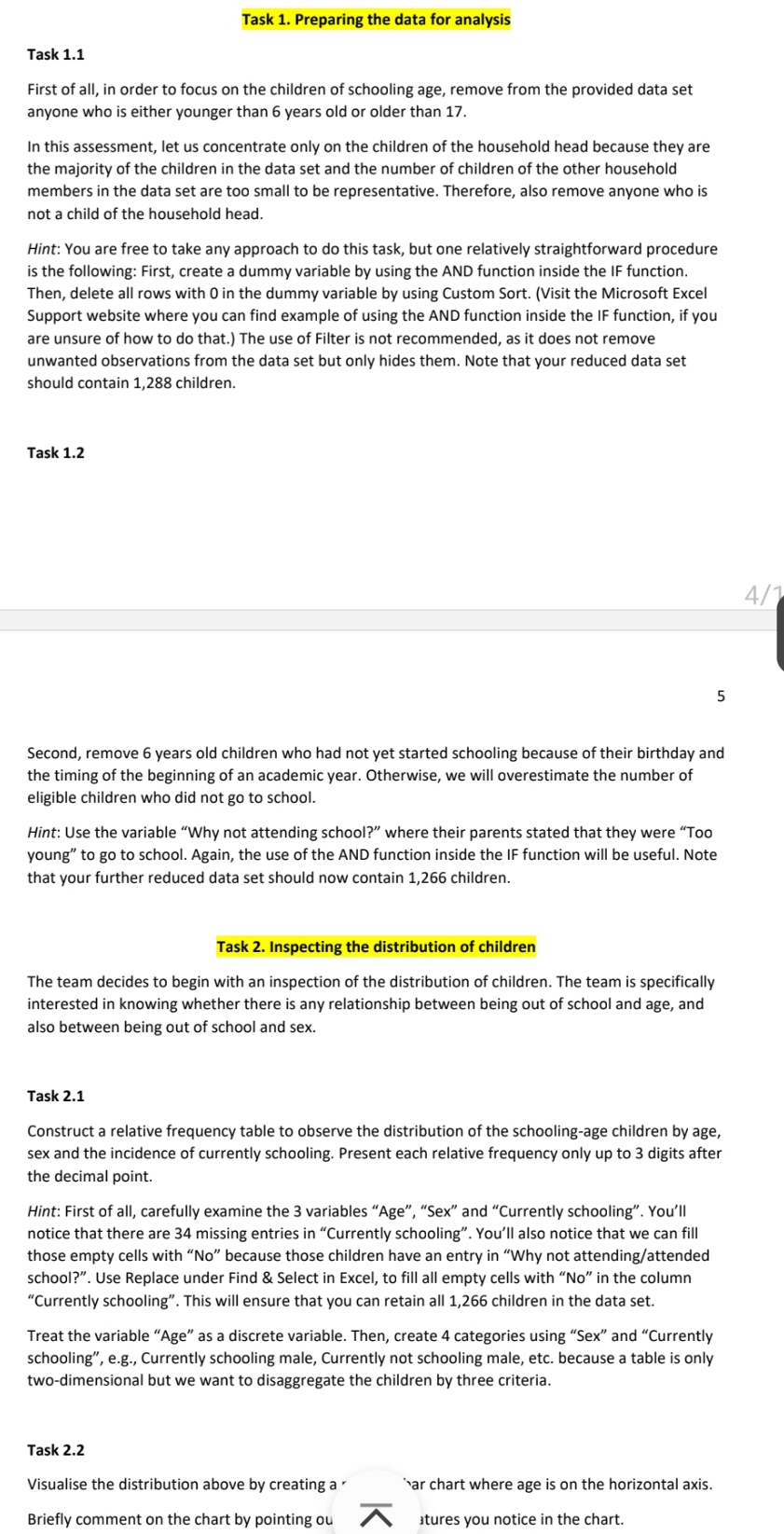  Task 1. Preparing the data for analysis Task 1.1 First of