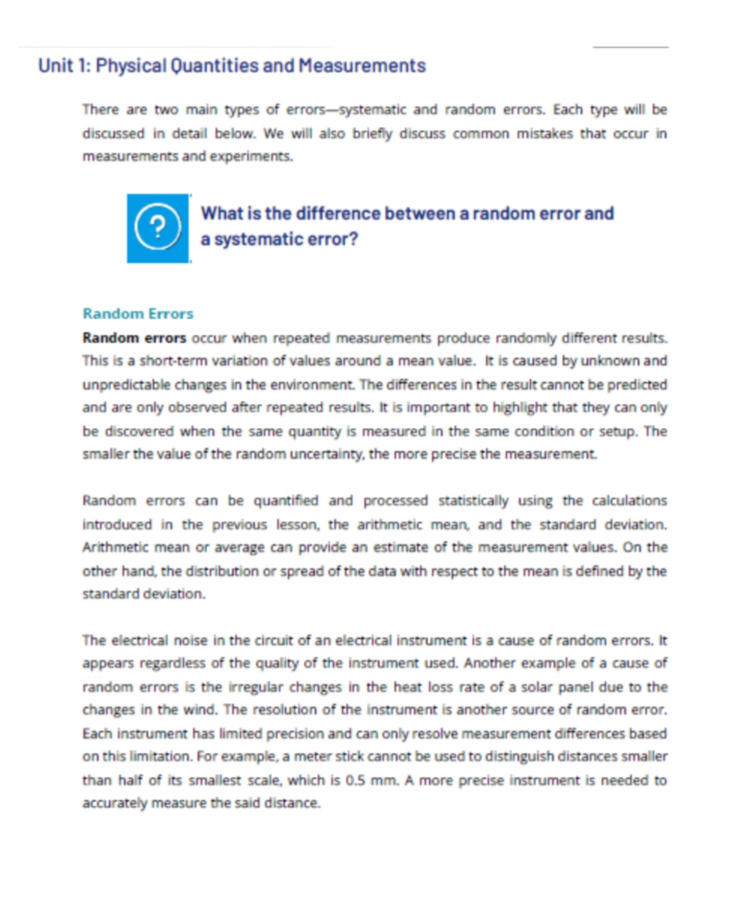 in 23 sentences only. 1. Why are mistakes or blunders not categorized