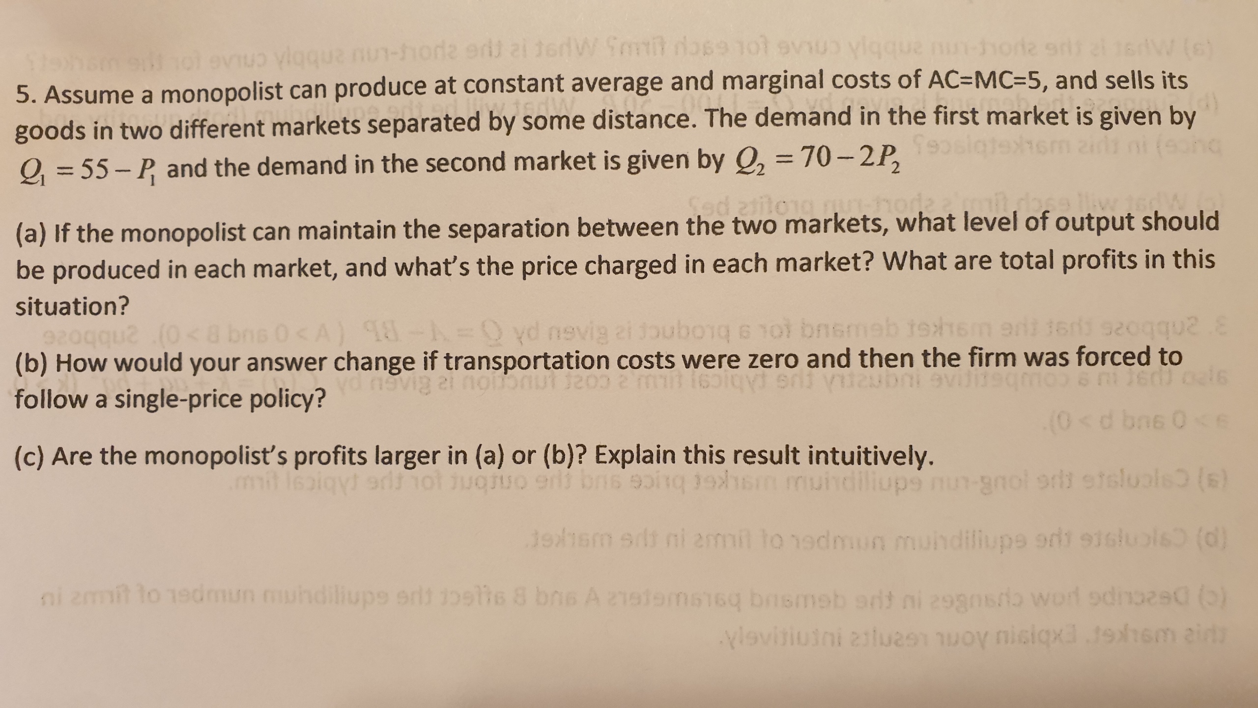 Would you please help me with Question #5 ? from out of