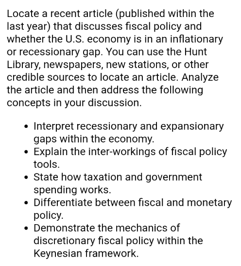  Locate a recent article (published within the last year) that discusses