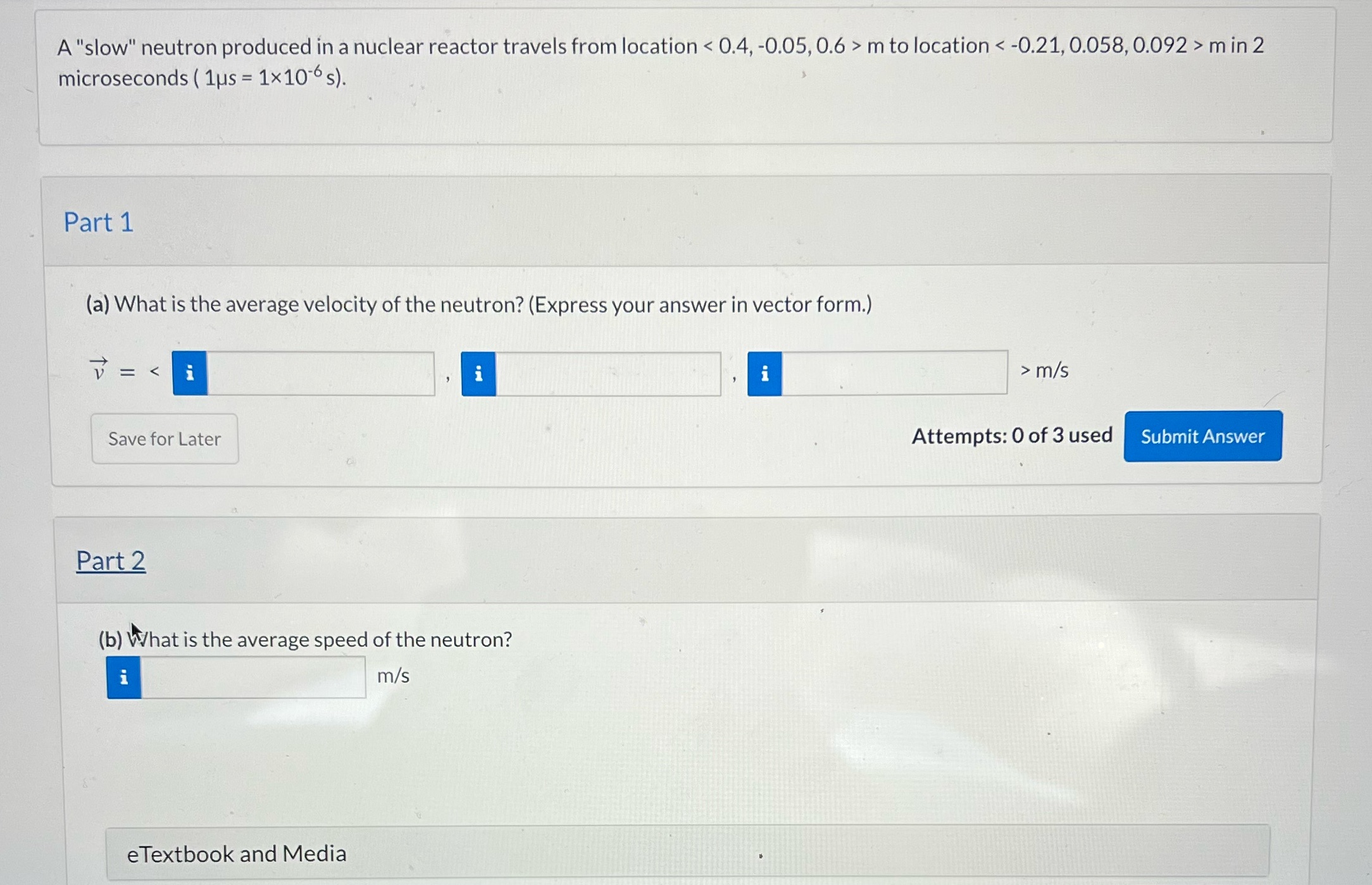 Please help me A "slow" neutron produced in a nuclear reactor travels