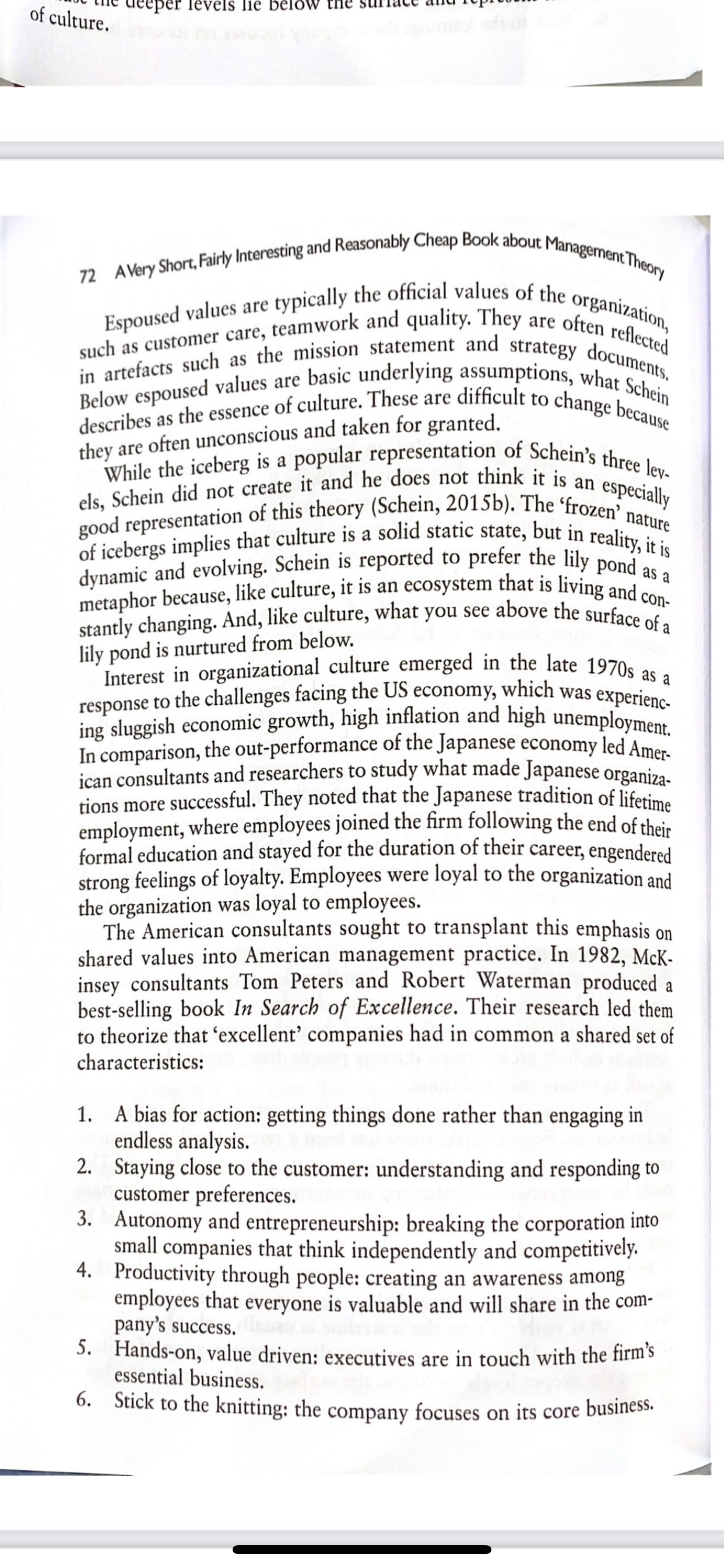 scmntific orienta- tion of management theory fits nicely with what we described