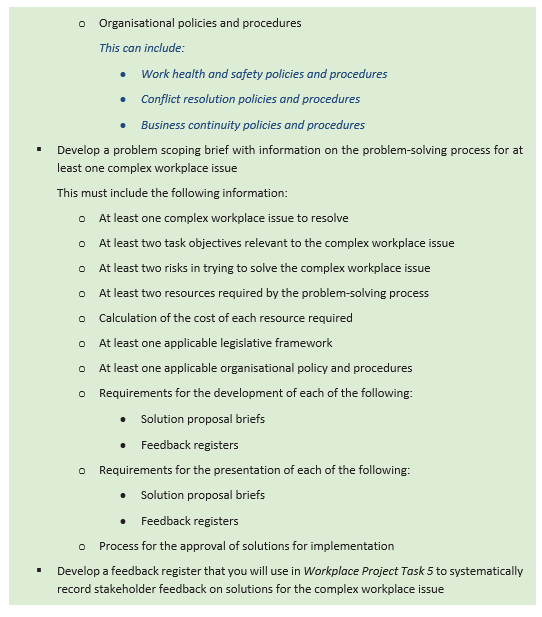 information is based on Bounce Fitness Sydney.https://bouncefitness.precisiongroup.com.au/supplementary-files/critical-thinking-and-problem-solving-bsbcrt611/ Task 2: Problem Scoping Brief