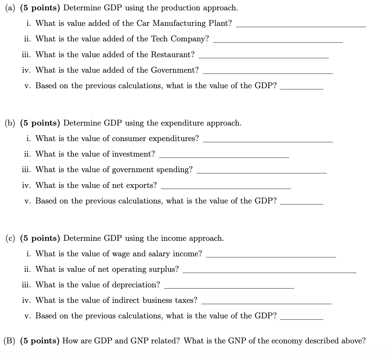 economy. Car Manufacturing 81: Car Dealer. Local households own this rm. 0