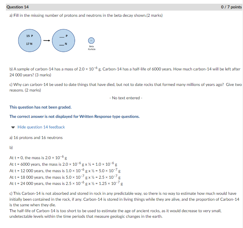 please help me to figure this out :) Question 14 0 /